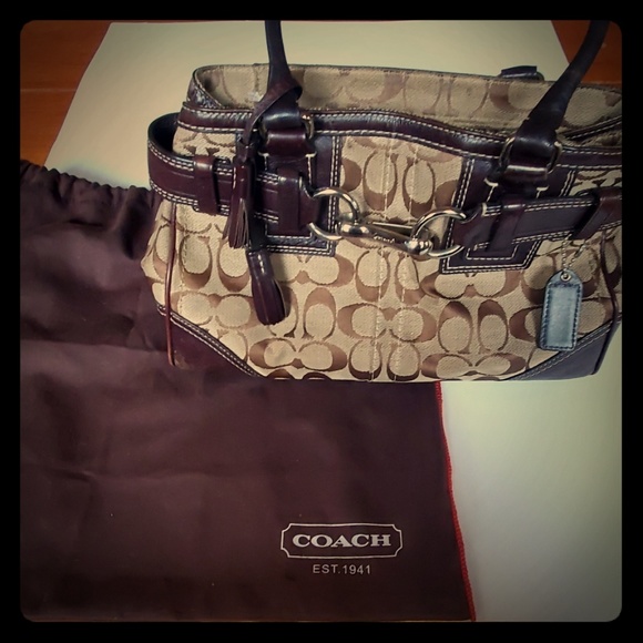 Coach Handbags - Coach bag with dust bag